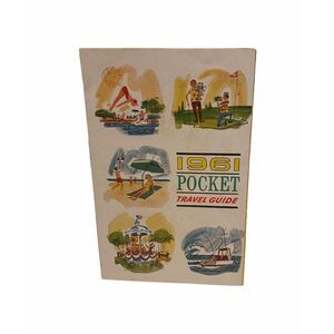 1961 Pocket Travel Guide the American Finance Corporation Vintage Pocket Size